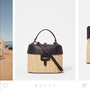 Just fab straw crossbody